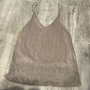 Lashes Gold Tank, Size L
